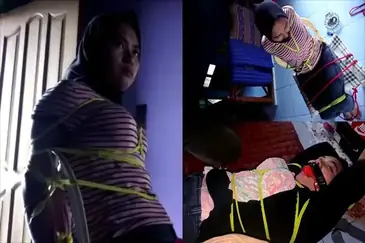 Ukhti Pasrah Diikat Jilbab Permainan BDSM Liar poster